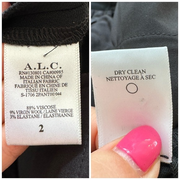 A.L.C. • Felix Pant in Black - Picture 10 of 12